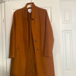 Wool tench coat work once.